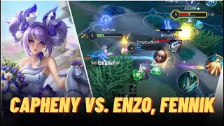 Icyfoxx cầm Capheny cùng zip đối đầu bộ đôi Enzo và Fennik cực khó chịu | Liên quân mobile