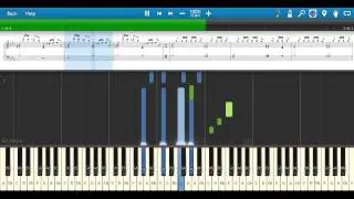 TheFatRat - Xenogenesis on Synthesia (Piano)