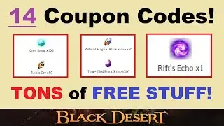 *14* Coupon Codes!.. TONS of ~FREE STUFF!~.. Cron Stones, Season Items & More! (Black Desert Online)