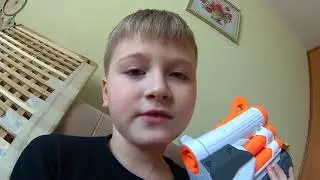 Обзор на бластер NERF Modulus tri strike.