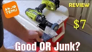TEMU Haul Drill Grinder Attachment Review For $7 Is Awesome!