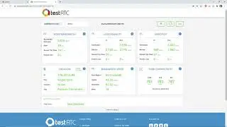 qualityRTC WebRTC video network test example