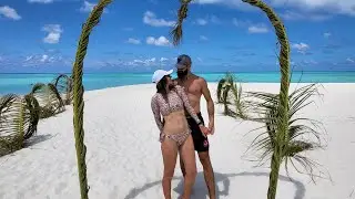 MALDIVES DRONE FOOTAGE / SAND BANK ISLAND #maldives #drone #beyonce