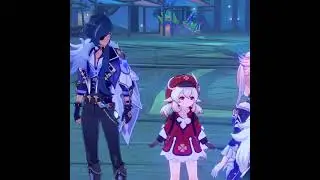 Klee saying bye bye. (Genshin Impact)