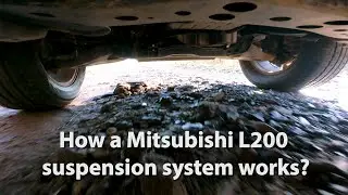 How a Mitsubishi L200 suspension system works?