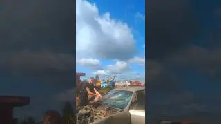 #automobile разбил лобовое на ауди 100