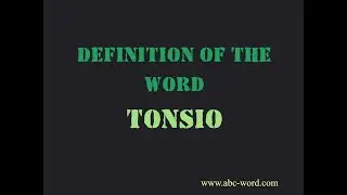 Definition of the word 