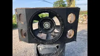 Restoration old 25 bass speaker made in USA | Restore and repair old broken JBL speakers with 100w