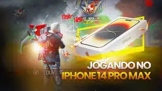 COMPREI O IPHONE 14 PRO MAX PARA JOGAR FREE FIRE 💙