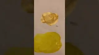 Гуашь из фикс прайс с золотом и серебром. Обзор цветов.
