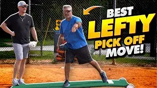Lefty Pick Off Moves (Pick Off Baserunners WITH EASE by Doing THIS!)