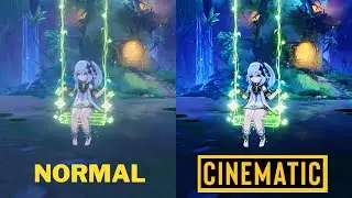Wait! You can play Genshin in CINEMATIC mode? - with Tutorial