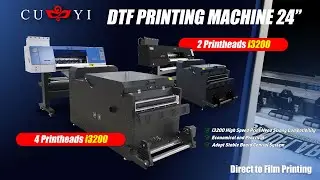 CUYI DTF PRINTER 2 and 4 HEADS EPSON i3200
