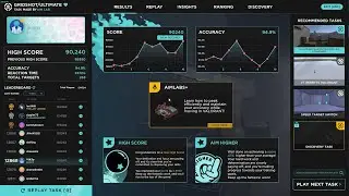 Aimlab Gridshot Ultimate 90k | My Top Score #aimlab #gridshot