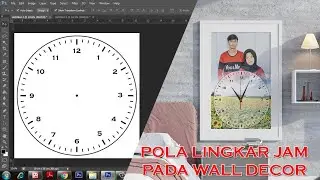 cara membuat pola bulat jam dengan photoshop