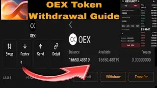 OEX Token Withdrawal Guide | How to Withdraw Your OpenEx (OEX) Airdrop Token • OEX Airdrop Withdraw