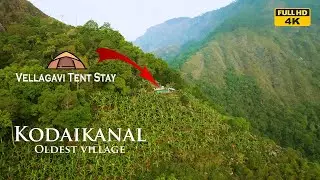 Vellagavi - 400 Years Old Village | A secret place in Kodaikanal | Trekking | Tent Camping 4K