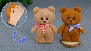 I bought all the GLOVES in the store🙂DIY wonderful BEARS🧤WITHOUT glue, easy and fast🐻