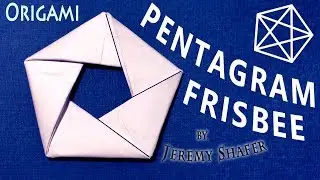 Pentagram Frisbee Origami Flicker