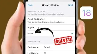How to Fix None Option Not Available Apple ID | How to Set Payment Method to None on iPhone
