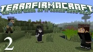 Terrafirmacraft Reloaded - E02 - Venturing Out (Minecraft)
