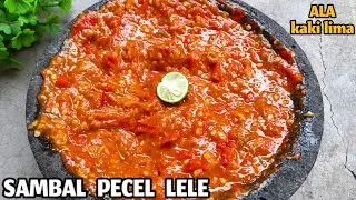 SAMBAL PECEL LELE ALA KAKI LIMA ENAK BANGET WAJIB COBA  !!