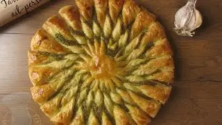 Recette de tarte soleil ail persil