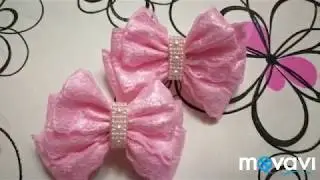 Нежные кружевные бантики