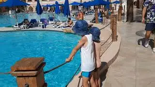 На территории отеля Jungle Agua Park строится Луксор/ноябрь 2023г