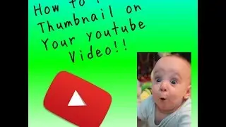 How to put a picture on the front of your YouTube video😜😎