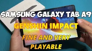 Genshin Impact in Samsung Galaxy Tab A9 (Hand Cam)