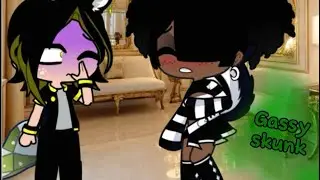 Gassy skunk 🦨 (Gacha farts/upset stomach)