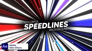 Colorful Speedlines Effect in After Effects - After Effects Tutorial