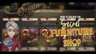 How to unlock/Acess the Secret furniture shop at IDENTITYV! || IDV