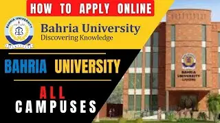 Bahria University admissions 2022 || All campuses || How to apply online in Bahria University