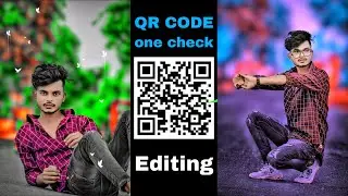 QR CODE PHOTO EDITING | One Click Photo Editing | qr code | photo editing | Snapseed QR Code