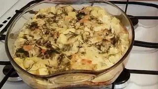 The best casserole from a vegetable marrow!