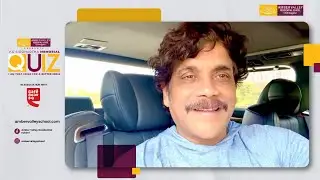 Actor Nagarjuna encouraging  for youngsters out there | VGS Quiz | Amber Valley Residential School