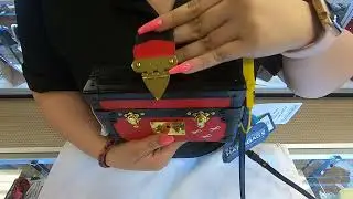 LOUIS VUITTON PETITE MALLE EPI LEATHER SHOULDER BAG COQUELICOT REVIEW |PRE-OWNED
