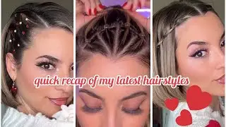 recap of my latest hairstyles | month of February