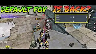 DEFAULT FOV IS BACK?||THIS DEFAULT FOV SENSITIVITYHELPS TO IMPROVE YOURAIANACURACY IN BATTLE ROYAL..