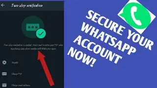 How to secure and protect your WhatsApp account from hackers 2022//full tutorial 🔥
