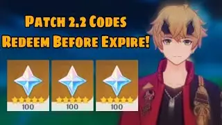 Patch 2.2 Livestream Global Codes! Redeem Now! | Genshin Impact