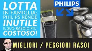 Philips OneBlade VS Philips Arcitec rasoio lame rotanti