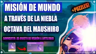 A través de la Niebla. Octava del Maushiro. Misión de mundo. Genshin Impact 2.2 Inazuma