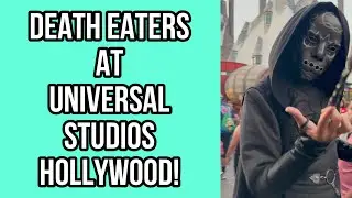 Death Eaters at Universal Studios Hollywood!
