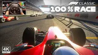 F1 Classic 100% RACE - Michael Schumacher's Ferrari F2004 V10 | Chinese GP Steering Wheel Gameplay