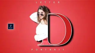 Letter (D) Portrait Design Tutorial in Pixellab and Picsart | Bangle Tutorial | EDIT HOUSE 🖌️