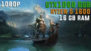 God Of War PC Stranger Boss Fight | GTX 1060 | Ryzen 5 1600 - 1080p Original Settings