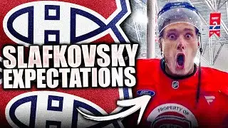 EXPECTATIONS FOR JURAJ SLAFKOVSKY: MONTREAL CANADIENS 2024